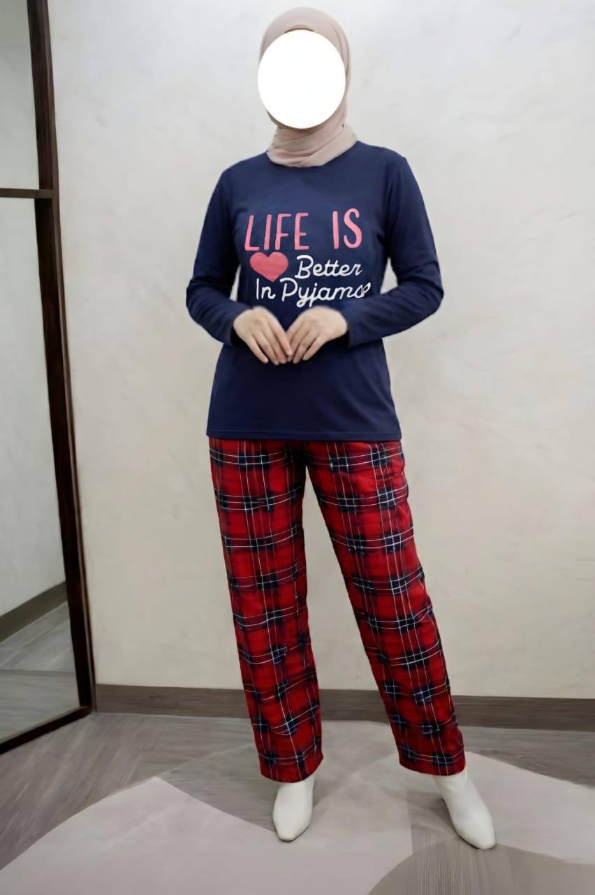 SOFT COTTON PAJAMA SUIT - D67
